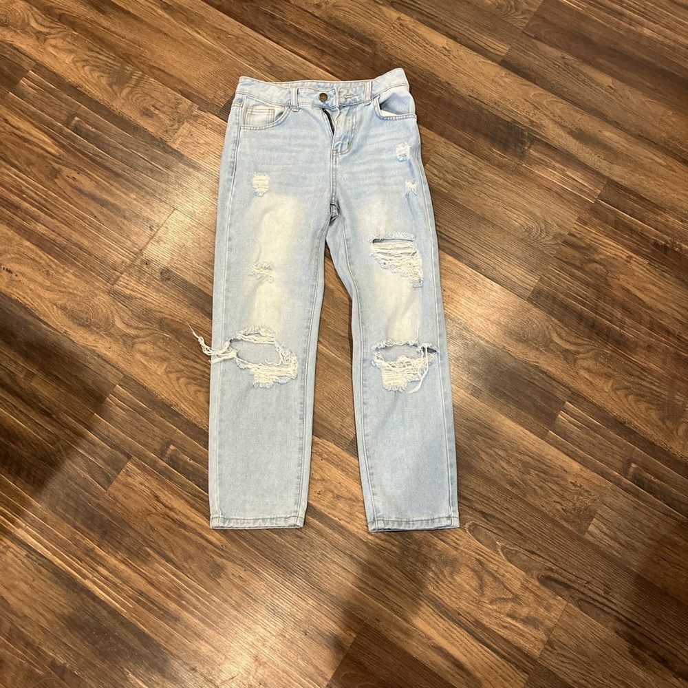 SHEIN Light Blue Denim Jacket